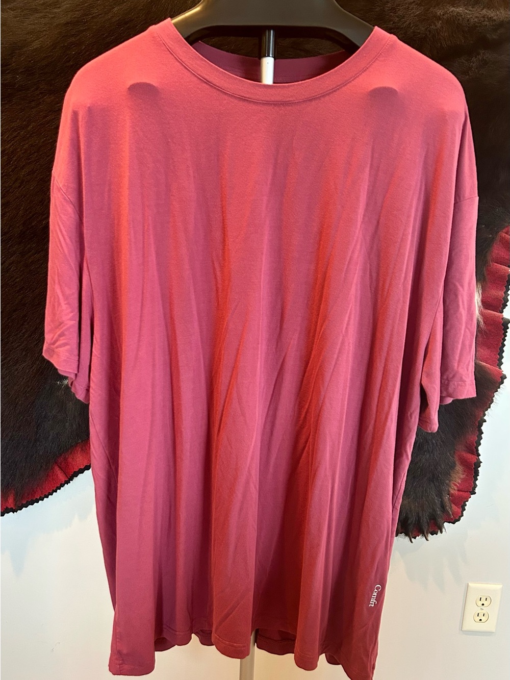 Comfrt Cloud Men’s T-Shirt in Dusty Rose Sz 2X NWOT